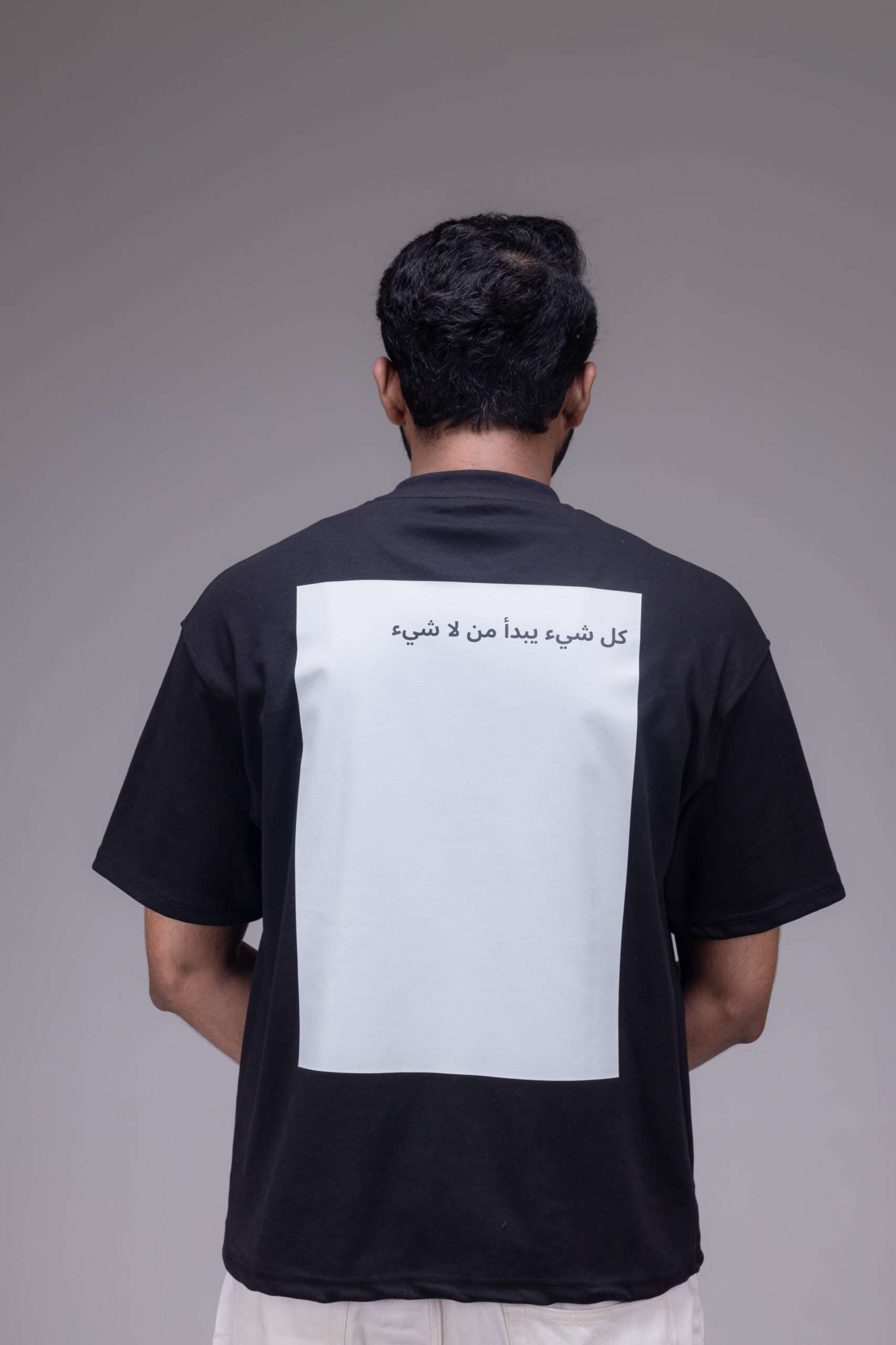 FORM ONE - Drop-Shoulder T-Shirt (Void Black) - Image 2