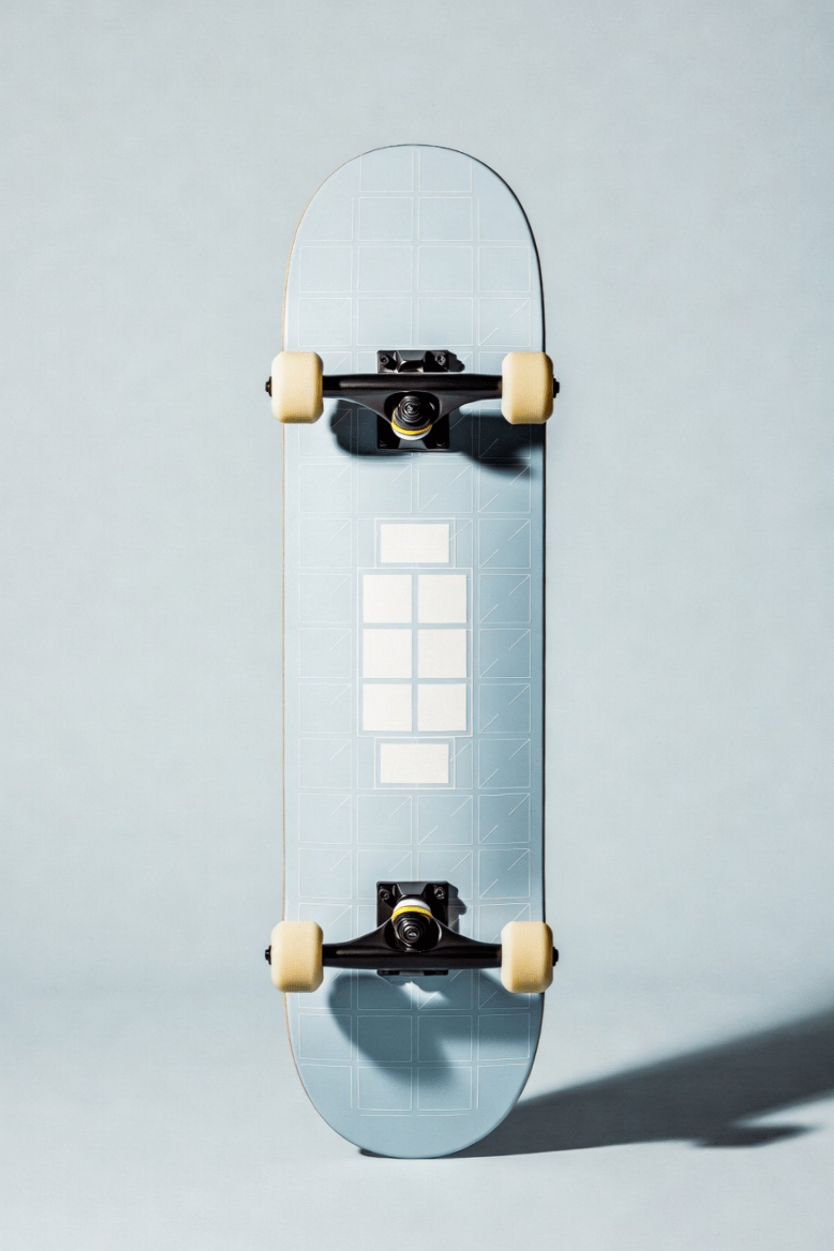 STATE DECK ARCHIVE underside view on pale bluish studio background