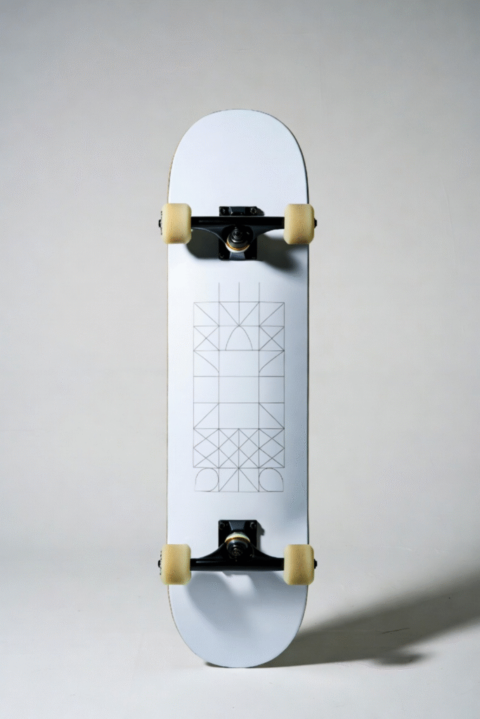 STATE DECK GRID underside view on pale bluish studio background